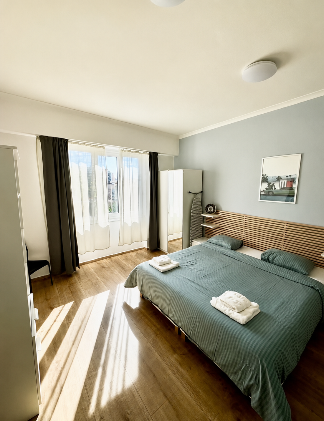 Bright renovated bedroom
