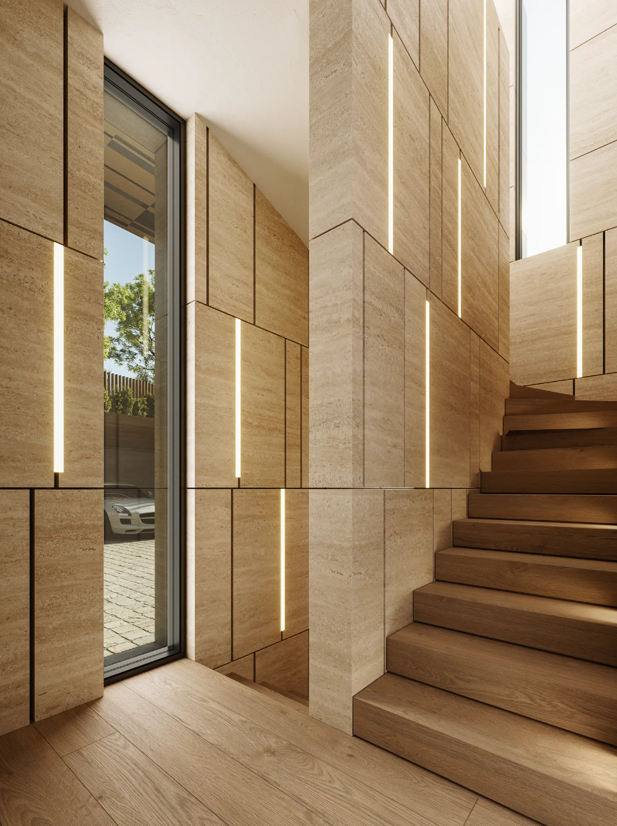 Architectural stair detail